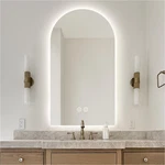 40" X 24" Arched Led Backlit Bathroom Mirror, Dimmable 3-COLOR, Wall Mounted. Fixed Price $416.99.