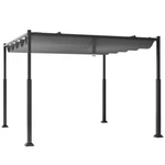 X 10'OUTDOOR Patio Waterproof Sun Canopy Shelter Pergola W/retractable. Fixed Price $219.99.