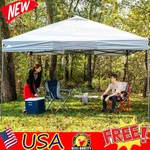 12'X12' Canopy Pop-up Tent Instant Straight Leg Sun Shelter Camping Heavy-duty. Fixed Price $245.11.