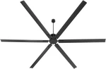 Quorum Zeus 120" Smart Ceiling Fan - Wifi, Remote, Led Matte Black. Fixed Price $1431.99.