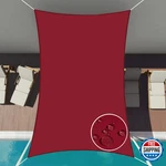 Patio Paradise 8'X12' Waterproof Red Rectangle Sun Shade Sail Uv Block Canopy. Fixed Price $74.68.