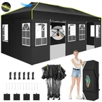 Cobizi 10X20 Pop Canopy Tent With 6 Sidewalls Waterproof UPF50+. Fixed Price $369.99.