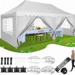 10'X20' Pop Up Canopy Wedding Commercial Heavy Duty Party Tent Gazebo Sidewalls#. Fixed Price $146.99.