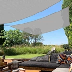 Sun Shade Sail Gray Rectangle Canopy Awning Cover Outdoor Yard Patio Garden Pool. Fixed Price $182.03.