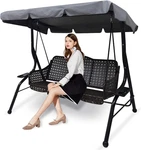 Patio Swing Chair Canopy ,3 Seat Outdoor Porch Cover,waterproo. Fixed Price $45.00.