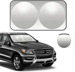 Car Windshield Sun Shade With Storage Pouch -240T Material (59"X31"). Fixed Price $19.99.