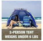 Bliss Hammocks Pop-up Beach Tent W/ Carry Bag. 2 Person. Fixed Price $50.00.