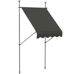 Outsunny 5' X 4' Freestanding Retractable Awning, Non-screw, Dark Gray. Fixed Price $67.76.