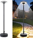 Movable Solar Street Lights Outdoor With Pole, 10000W 9999LM IP65 Waterproof Mot. Fixed Price $333.99.