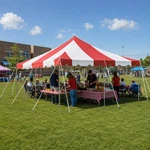 Weekender Pole Tent 20X20 Red Canopy Event Wedding Party Backyard Gazebo. Fixed Price $499.99.