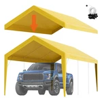 Carport Replacement Canopy Cover 10 X 20 Ft, Garage Top Tent Shelter Tarp Heavy. Fixed Price $89.23.