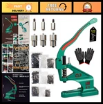 Tool Kit With 3 Eyelet Dies & 1500 Grommets For Fabric, Tarps, Leather,. Fixed Price $125.99.