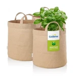 Coolaroo 5 Gal. Desert Sand Fabric Grow Bags With Handles Planter Pot (3-PACK). Fixed Price $24.99.
