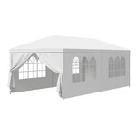 10 X 20' Gazebo Party Tent With 6 Side Walls Wedding Canopy Cater Events Outdoor. Fixed Price $87.58.