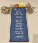 The Beach Coastal Canvas Wall Art By Foster Altman Pawleys Island Sc. Fixed Price $39.00.