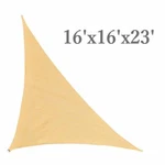 Rainleaf 16' X 23' Triangle Sun Shade Sail Canopy Patio Garden. Fixed Price $49.98.