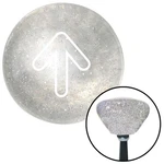 White Bubble Directional Arrow Up Clear Retro Metal Flake Shift Knob M16X1.5. Fixed Price $89.95.