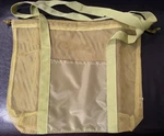 New - Uniqlo Mesh Tote Bag Front W/ Pocket Draw String Closure, Approx 15X12. Fixed Price $20.00.