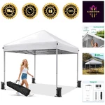 Driftalia 10X10 Pop Up Canopy Tent - Instant Shade For Outdoor Events & Camping. Fixed Price $115.19.