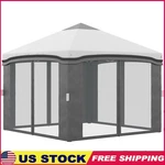 Portable Pop Up Gazebo Canopy Tent Water Resistant Outdoor Shelter Mesh Walls Us. Fixed Price $153.48.
