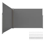 Vevor Retractable Side Awning 79''X 236'' Patio Screen Fence Divider Fencing. Fixed Price $149.99.