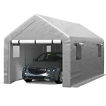 Jocoevol Carport 10X20 Ft Enclosed With Rollup Windows, Portable Gara.... Fixed Price $502.74.