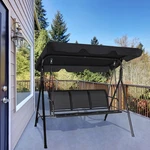 Costway Outdoor Patio 3 Person Swing Canopy Chair Hammock Garden Poolside. Fixed Price $139.99.
