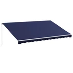 Outsunny 16' X 10' Electric Retractable Awning W/ Remote Controller, Dark Blue. Fixed Price $379.99.