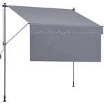 Vevor Patio Awning Retractable 6.5'X3.9' Sunshade Shelter 86"-122" Height. Fixed Price $75.99.