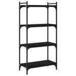 Bookcase Storage Bookshelf Display Cabinet Black Engineered Wood Vidaxl. Fixed Price $100.99.