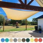 16'X16' Square Sun Shade Sail Fabric Garden Outdoor Canopy Patio Pool Awning. Fixed Price $49.81.