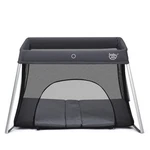 Costway Foldable Baby Playpen Infant Lightweight Crib Mesh W/ Bag Dark Gray. Fixed Price $79.99.