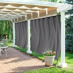 Best Ryb Home Extra Wide Outdoor Curtains Windproof, Blackout Waterproof Privacy. Fixed Price $93.22.