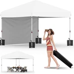 Garvee 10X10 Pop Canopy Tent Removable Sidewall Upf 50. Fixed Price $149.99.