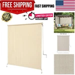 4' X 8' Outdoor Cordless Sun Blocking Shade - Weather Resistant, Elegant Design. Fixed Price $102.47.