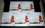 New Ge Set 25 C-9 Cool Bright Classic Lights Clear/green Wire 16 Ft (5 Boxes). Fixed Price $99.95.