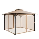 Gazebo Netting Replacement, Fit Most 10 X 7 Ft Curtain, Outdoor Gard. Fixed Price $56.99.