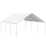 Outsunny 19' X 19.5' Heavy Duty Carport Portable Garage And Party Tent. Fixed Price $322.99.