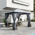 Outsunny 13' X 11' Patio Gazebo Canopy Garden Tent Steel Frame. Fixed Price $220.99.