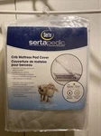 Sertapedic Crib Mattress Pad Cover With Nanotex Quilted Waterproof.... Fixed Price $19.99.