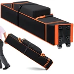 Heavy Duty Canopy Bag , Large Tent Storage With Roller Wheels 63X10X10IN. Fixed Price $38.59.