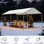 10X20 Heavy Duty Canopy Galvanized Frame Carport Outdoor Party Tent. Fixed Price $154.99.