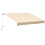 13'X8' Manual Retractable Sun Shade Patio Awning Window Door Shelter Canopy. Fixed Price $221.99.