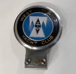 Vintage West Wick Yacht Club Anchor Emblem Badge License Plate Frame Topper Rare. Fixed Price $106.00.