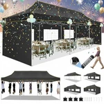 Hoteel 10X30FT Pop Up Canopy Heavy Duty Waterproof Uv 50+ Instant Party Tent. Fixed Price $439.99.