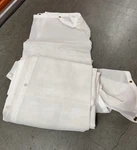 3 White Mesh Tarps, 8' X 10' For Canopy Tent Art Walls Heavy Duty. Fixed Price $100.00.