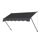 Steelaid Manual Retractable Awning 118 Screw-in Outdoor Sun Inch, Gray. Fixed Price $155.16.