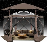 12'X12' Pop Up Gazebo Screen Tent Starry Sky Sunshade House For Camping. Fixed Price $129.99.