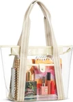 Clear Stadium Tote Bag 12X6X12 Zipper & Shoulder Strap Transparent Pvc. Fixed Price $24.99.