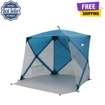 Ozark Trail Pop-up Beach Shelter, 6.8' X 5.9', Uv Protection Sun Shade Tent,blue. Fixed Price $66.59.